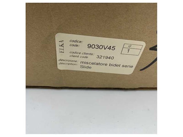 Elka slide series bidet single lever mixer tab chrome - 9030v45 - afbeelding 5 van  5