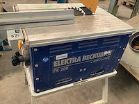 Elktra beckum - pk 200 - tafelcirkelzaagmachine - afbeelding 2 van  4