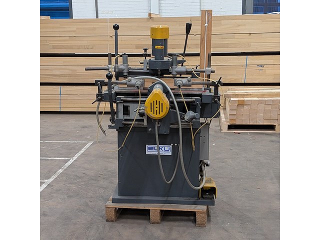 Elku lang gat boor/ frees, elku, kf 228, grijs geel - afbeelding 1 van  14