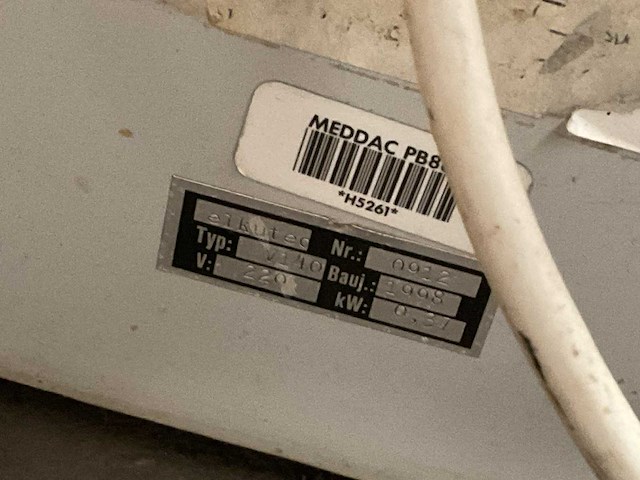 Elkutec v110 examination table - afbeelding 5 van  5