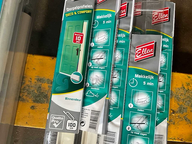 Ellen - pds-b - zelfklevend dorpelstrip - deurbeslag ramen en deuren (8x) - afbeelding 4 van  4