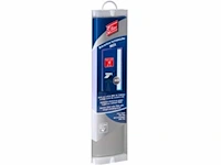 Ellen - tochtwerende klep met borstel - 340 x 84 mm - rvs - deurbeslag (2x) - afbeelding 2 van  6