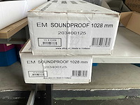 Ellen em soundproof 1028mm partij automatische tochtafsluiters - afbeelding 2 van  6