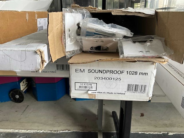 Ellen em soundproof 1028mm partij automatische tochtafsluiters - afbeelding 3 van  6