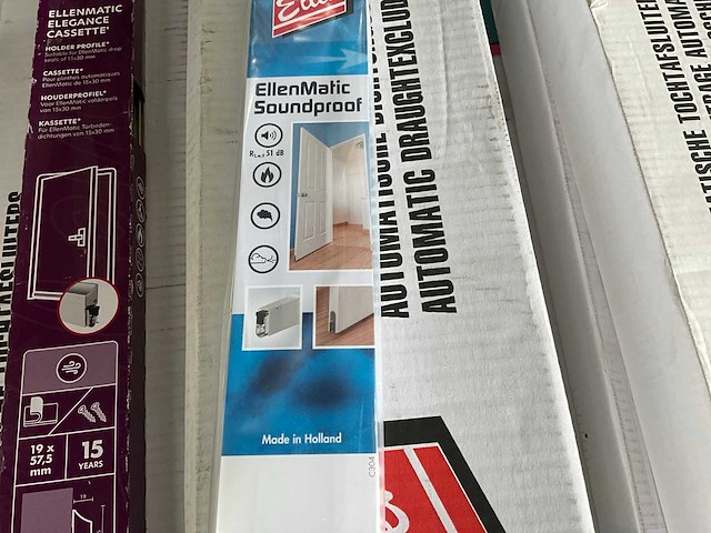 Ellen em soundproof 1028mm partij automatische tochtafsluiters - afbeelding 5 van  6