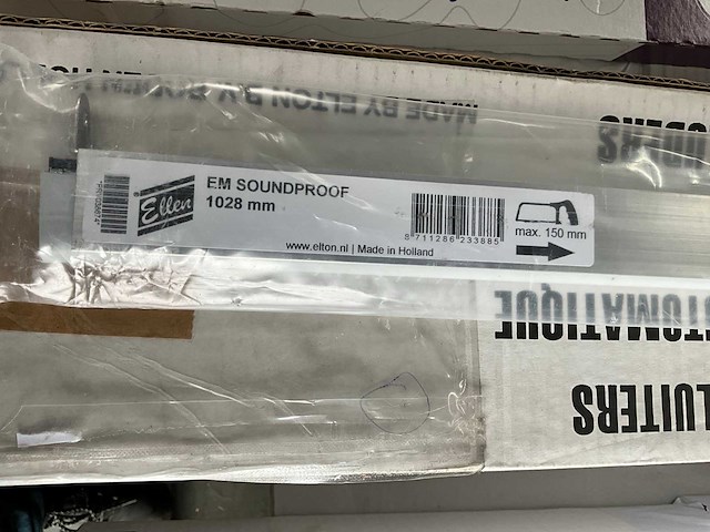 Ellen em soundproof 1028mm partij automatische tochtafsluiters - afbeelding 6 van  6