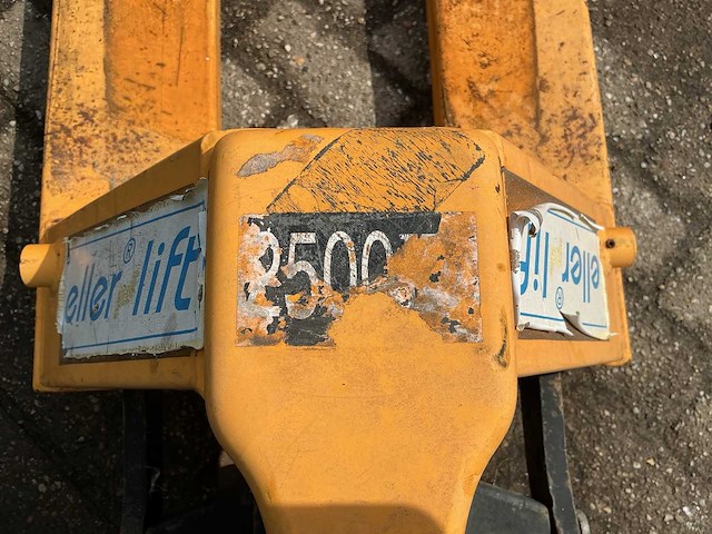 Eller lift hand hydraulische palletwagen - 2,5ton - afbeelding 13 van  14