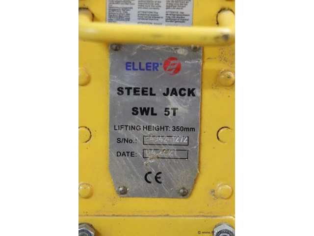 Eller steel jack swl 5t dommekracht - afbeelding 5 van  6