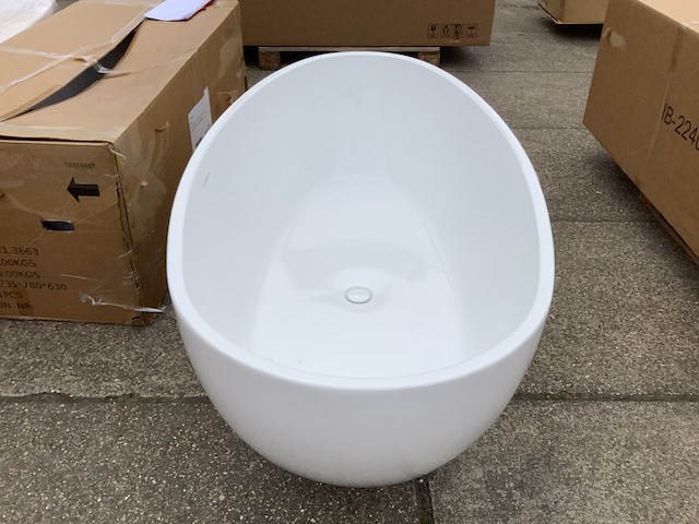 Ellips vrijstaand bad 180x90 wb, 21.3670, wit - afbeelding 6 van  9