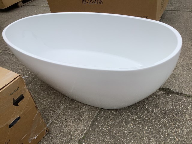 Ellips vrijstaand bad 180x90 wb, 21.3670, wit - afbeelding 7 van  9