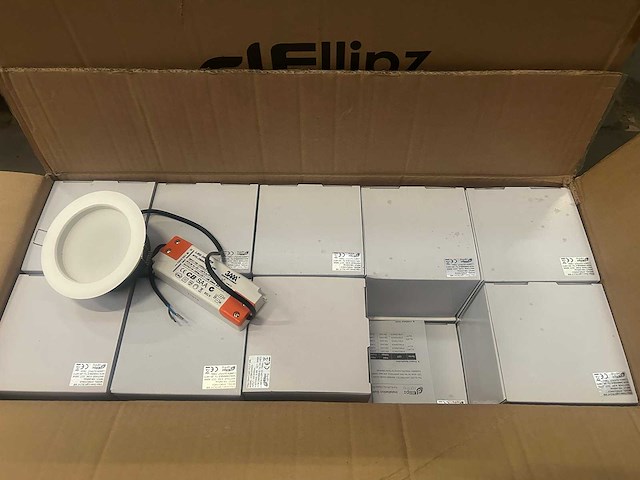 Ellipz lighting down light led paneel inbouw 3000k met led driver (79x) - afbeelding 5 van  9