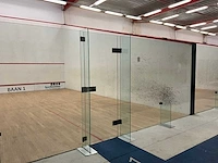 Ellis pearson squash achterwand met deur (2x) - afbeelding 2 van  9