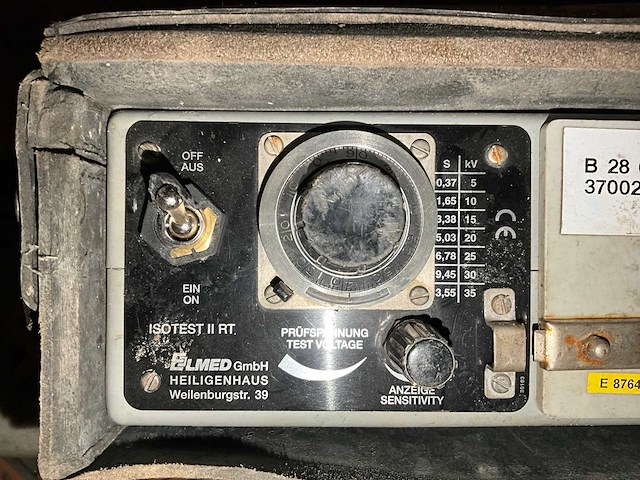 Elmed isotest ii rt corrosiebeschermings tester - afbeelding 2 van  5
