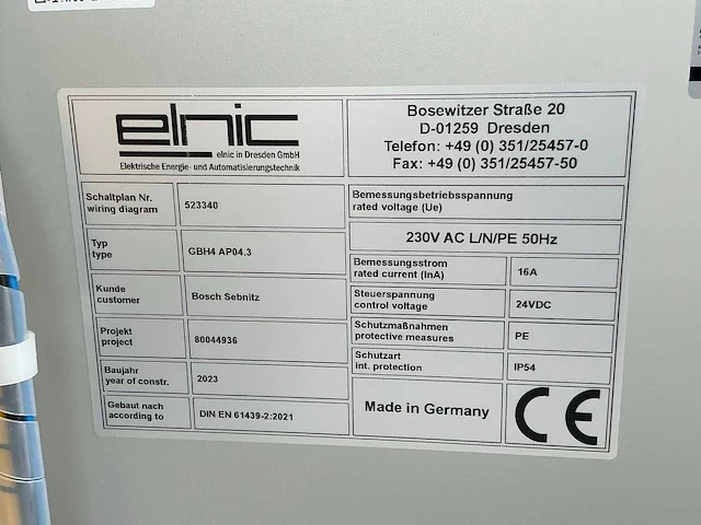 Elnic gbh4 ap 04.3 hoofdschakelkast - afbeelding 5 van  5
