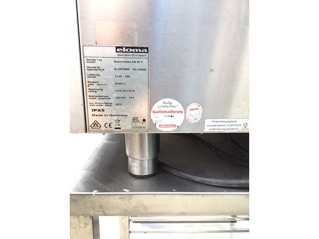 Eloma - backmaster eb 50 t - bakkerijoven - afbeelding 9 van  10