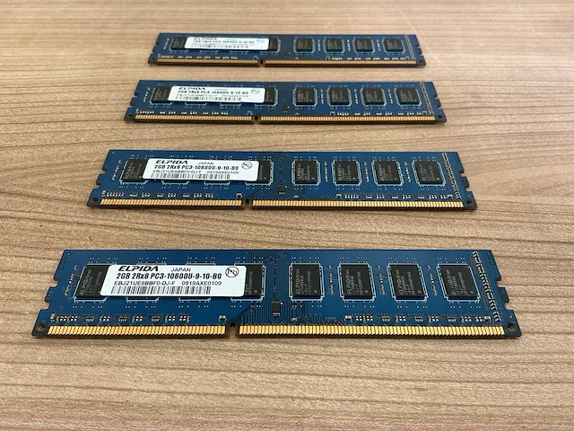 Elpida | ddr3 ram - 2gb (4x) - afbeelding 2 van  5
