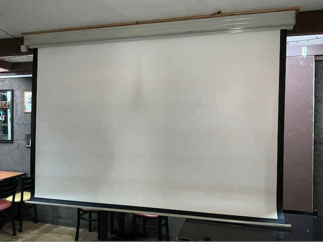 Elpro electrol projectiescherm - afbeelding 1 van  1