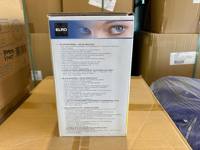 Elro - el430 dvr - set beveiligingscamera's inclusief opnameapparatuur - afbeelding 2 van  8