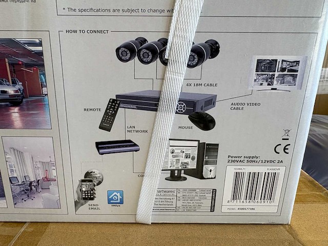 Elro - el430 dvr - set beveiligingscamera's inclusief opnameapparatuur - afbeelding 5 van  8