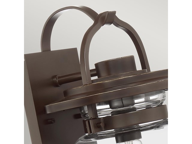 Elstead quoizel lasalle buitenwandlamp western bronze ip44 - afbeelding 2 van  6