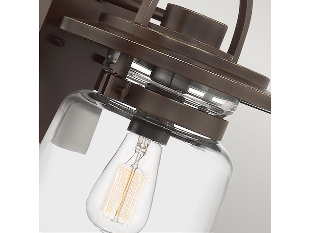 Elstead quoizel lasalle buitenwandlamp western bronze ip44 - afbeelding 3 van  6