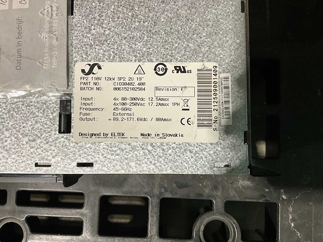 Eltek flatpack 2 system power supplie - afbeelding 4 van  4
