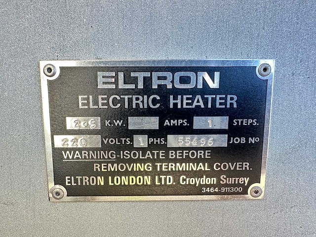 Eltron - elektrische mobiele kachel - afbeelding 6 van  9