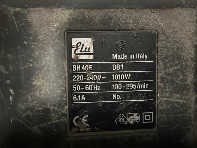 Elu - bh40-e. - various electrical tools - afbeelding 3 van  3