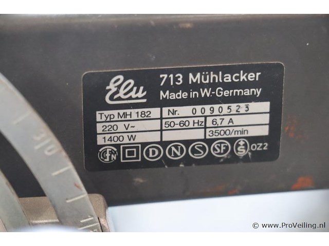Elu handcirkelzaag mh 182 - afbeelding 4 van  7