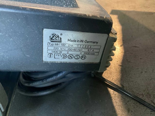 Elu mh 182 cirkelzaagmachine - afbeelding 2 van  3
