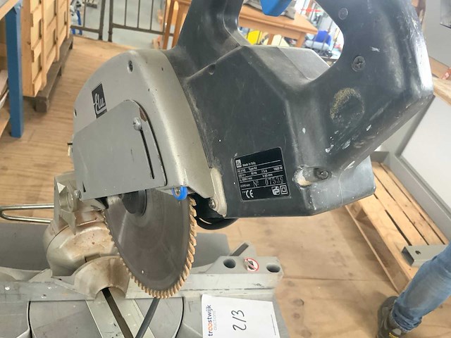 Elu p 274e afkortcirkelzaagmachine - afbeelding 3 van  4