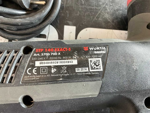 Elu, würth of97e bovenfrees en decoupeerzaag - afbeelding 4 van  5