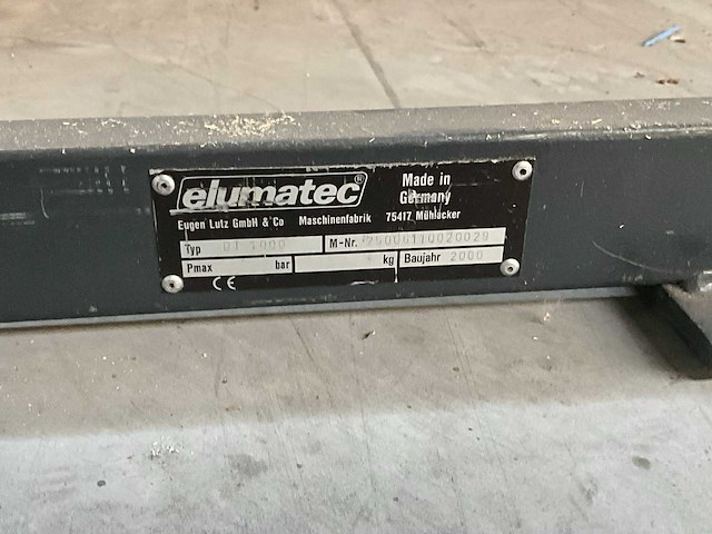Elumatec dt1000 draaibare werktafel - afbeelding 3 van  5