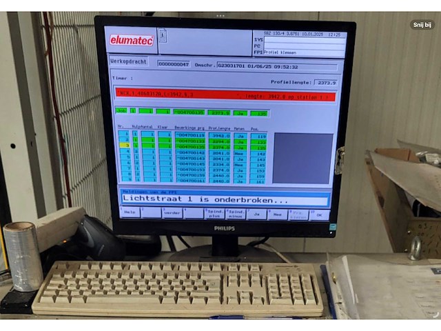 Elumatec rbf8 profiel bewerkingsmachine - afbeelding 7 van  9