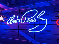 Elvis presley glas neon decoratie - afbeelding 1 van  1