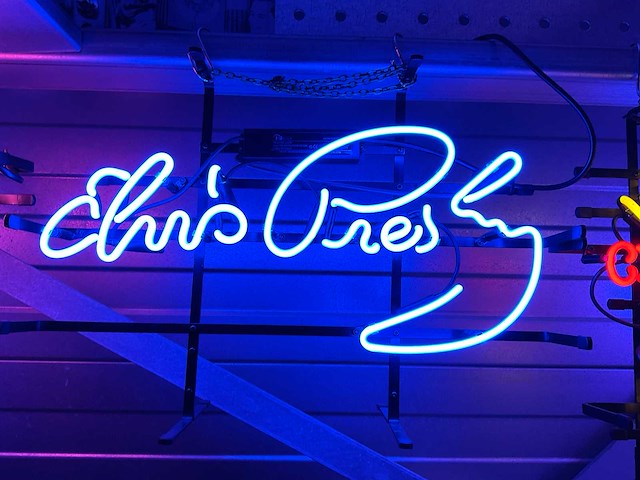 Elvis presley glas neon decoratie - afbeelding 2 van  2