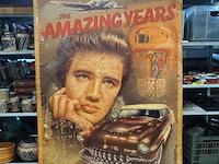 Elvis presley "the amazing years" metalen reclamebord met een vintage ontwerp - afbeelding 1 van  5
