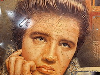 Elvis presley "the amazing years" metalen reclamebord met een vintage ontwerp - afbeelding 2 van  5
