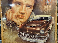 Elvis presley "the amazing years" metalen reclamebord met een vintage ontwerp - afbeelding 4 van  5