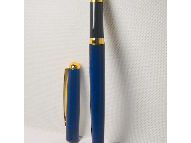 Elysee 22kt gouden clip en frills 3 micron marble blue - afbeelding 4 van  5