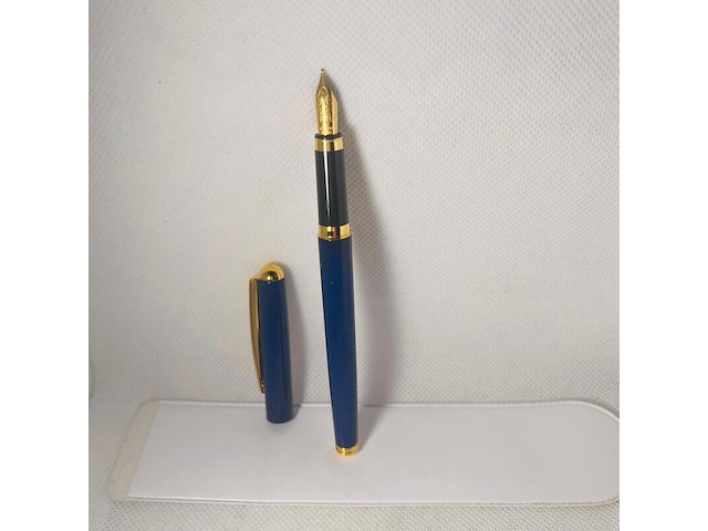 Elysee 22kt gouden clip en frills 3 micron marble blue - afbeelding 2 van  5
