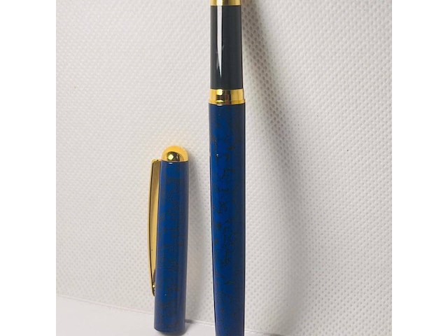 Elysee 22kt gouden clip en frills 3 micron marble blue - afbeelding 3 van  5