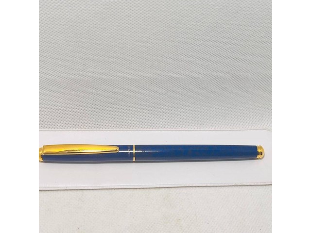 Elysee 22kt gouden clip en frills 3 micron marble blue - afbeelding 1 van  5