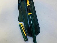 Elysee 22kt gouden clip en frills 3 micron marble green - afbeelding 2 van  5