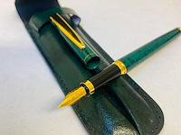Elysee 22kt gouden clip en frills 3 micron marble green - afbeelding 3 van  5