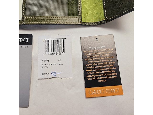 Elysee capitol 18kt gp balpen inclusief leren claudio ferrici notitieboek - afbeelding 3 van  11