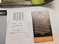 Elysee capitol 18kt gp balpen inclusief leren claudio ferrici notitieboek - afbeelding 3 van  12