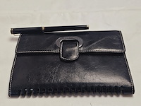 Elysee capitol 18kt gp vulpen inclusief leren claudio ferrici notitieboek - afbeelding 6 van  9