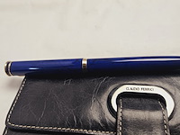 Elysee capitol 18kt gp vulpen inclusief leren claudio ferrici notitieboek - afbeelding 6 van  7