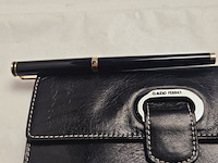 Elysee capitol 18kt gp vulpen inclusief leren claudio ferrici notitieboek - afbeelding 6 van  7